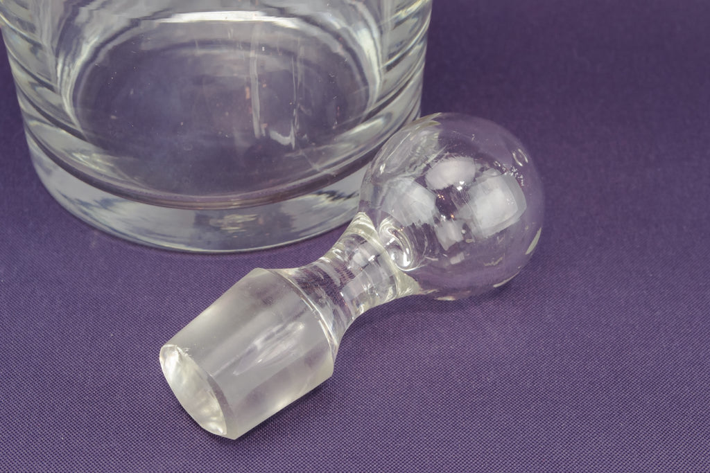 Blown glass port decanter
