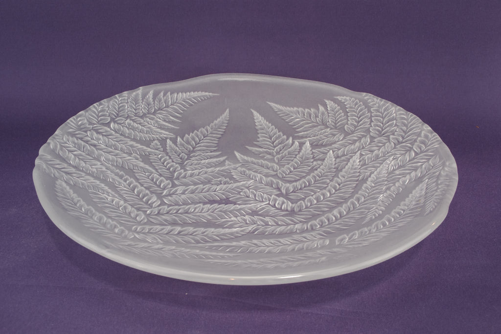 Hoya fern glass bowl