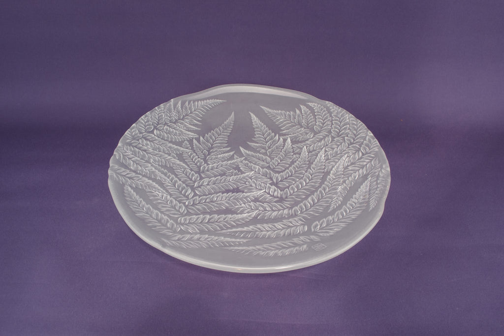 Hoya fern glass bowl