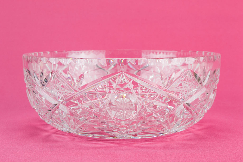 Serving glass bowl