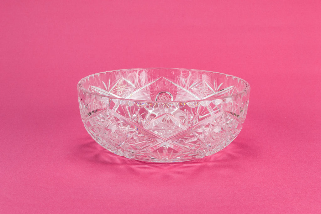 Serving glass bowl