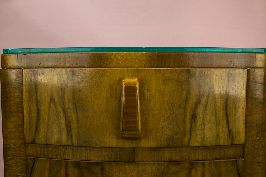 Art Deco walnut cabinet