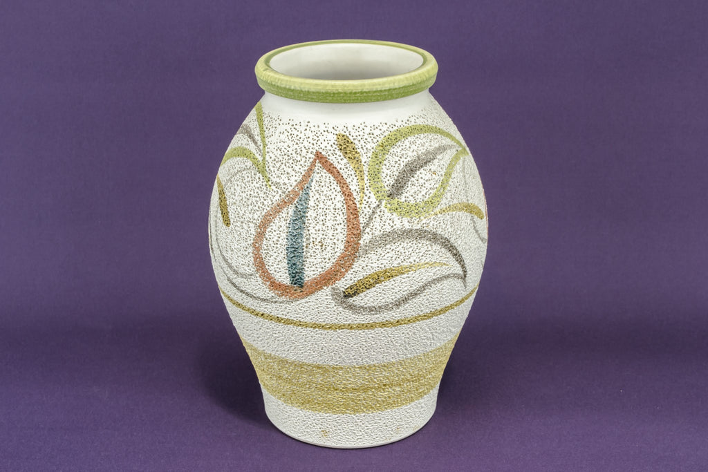 Stylised floral vase