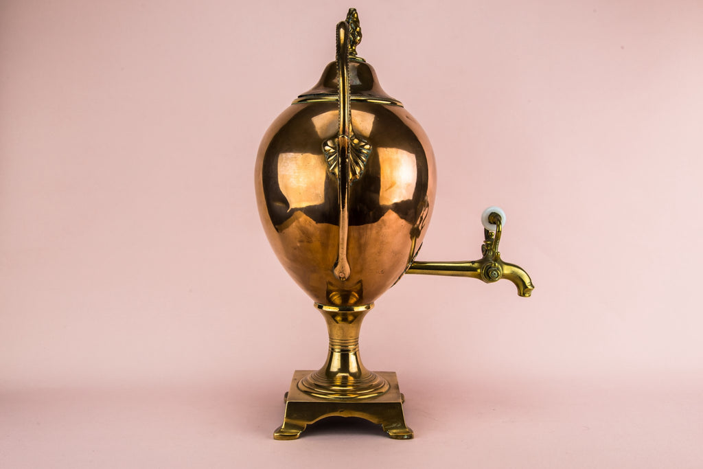 Copper hot water urn