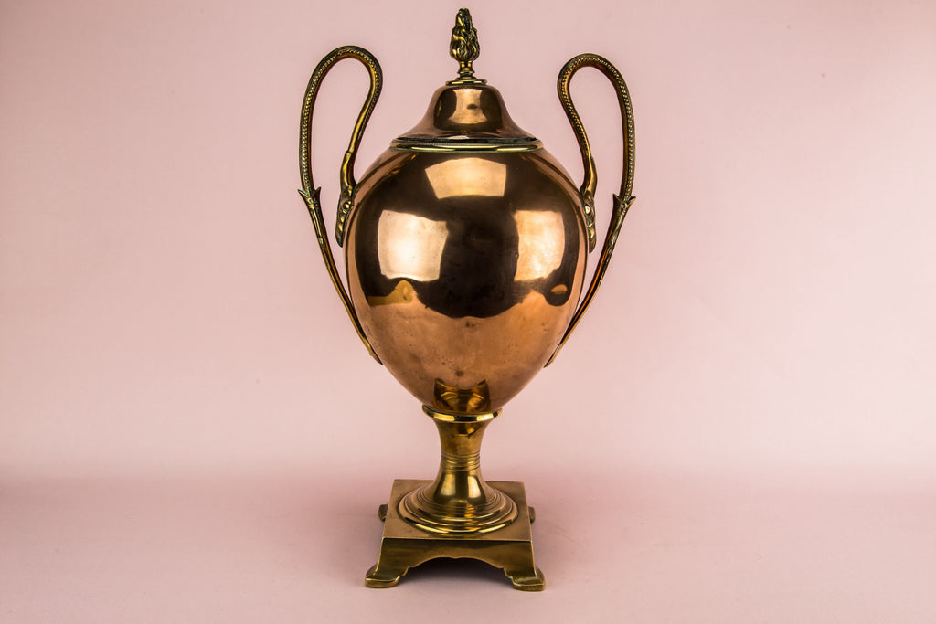 Copper hot water urn
