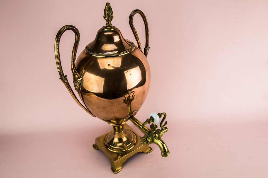 Copper hot water urn