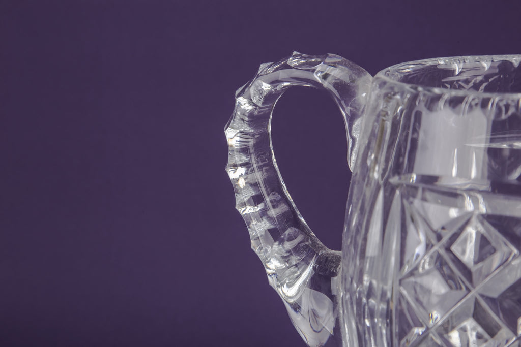 Cut crystal water jug