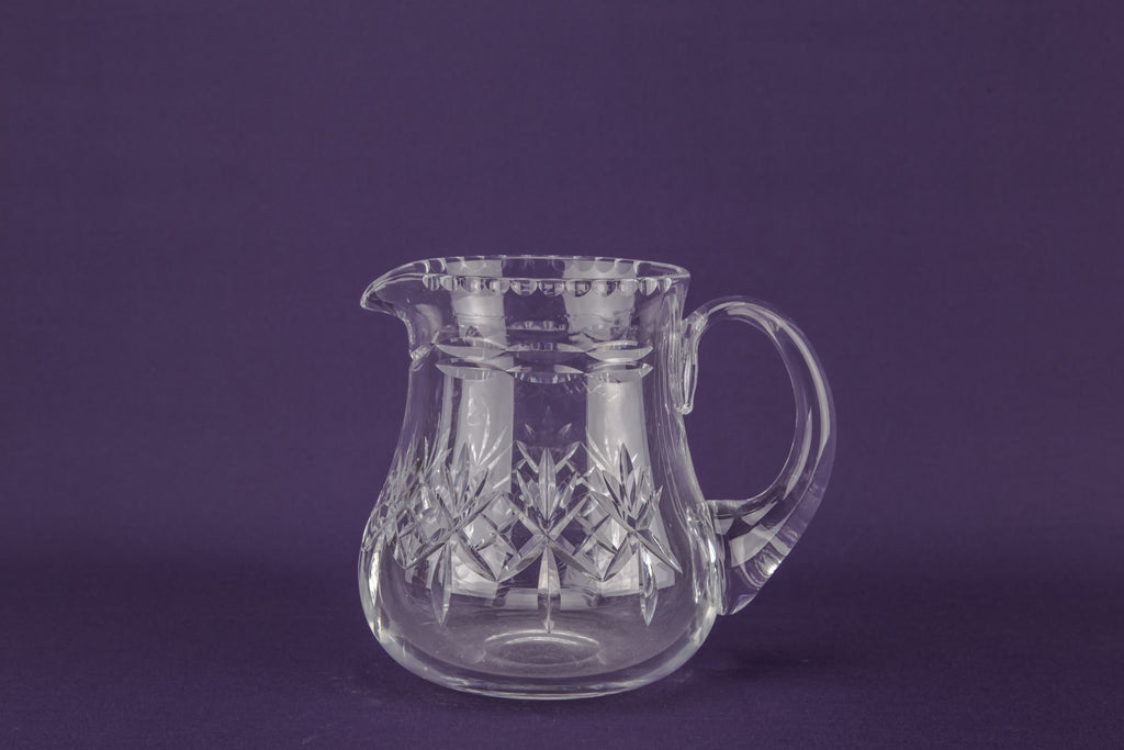 Cut glass water jug