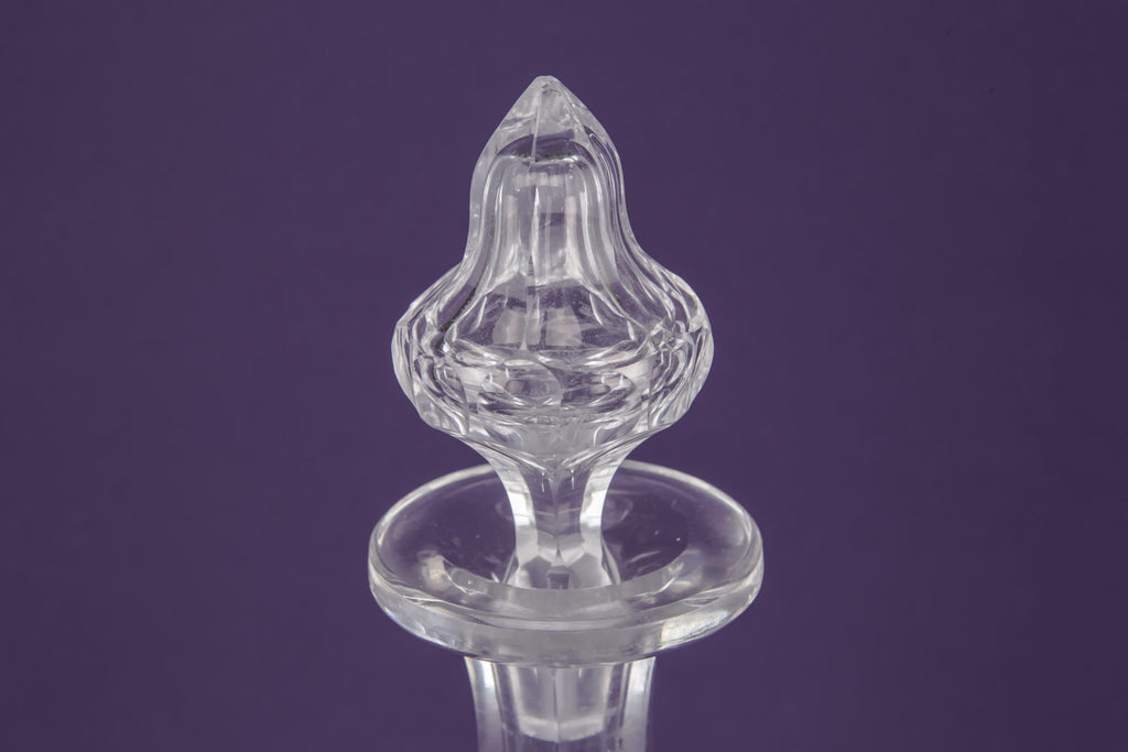 Cut glass sherry decanter