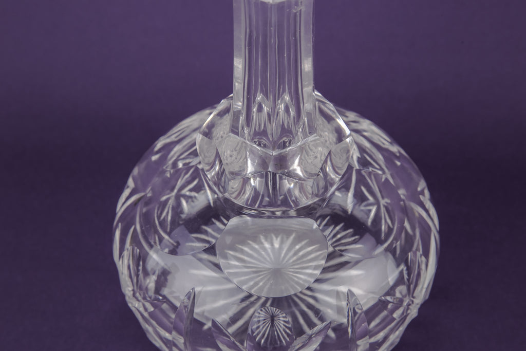 Cut glass sherry decanter