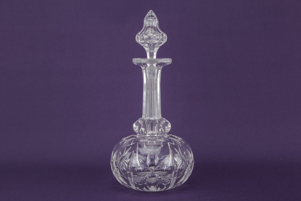 Cut glass sherry decanter