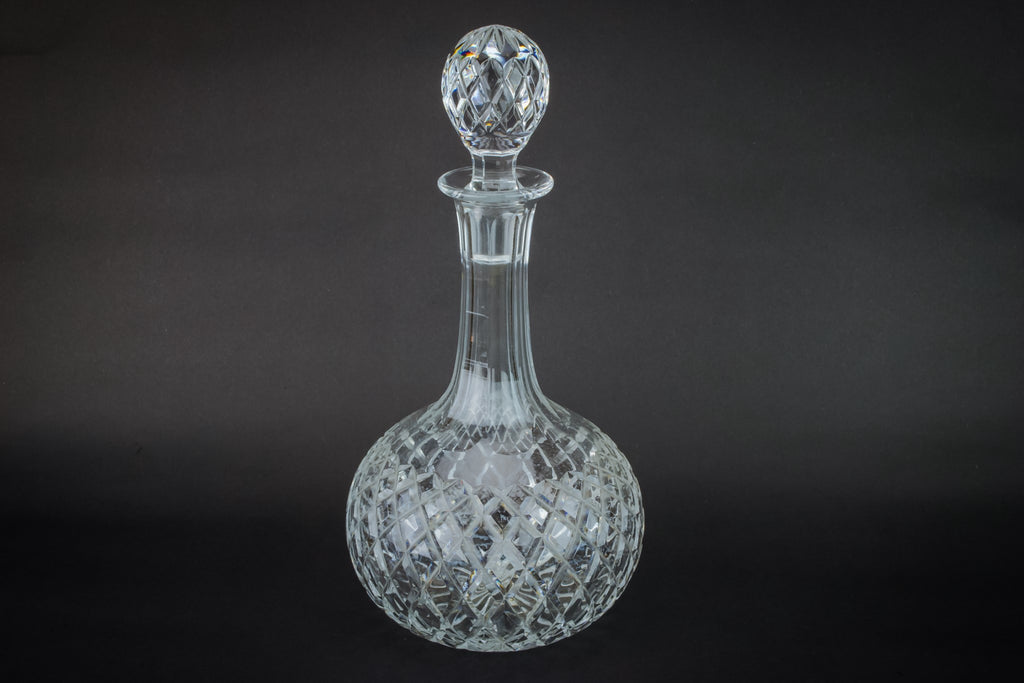Sherry cut glass decanter