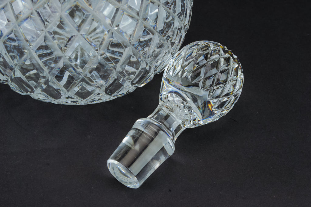 Sherry cut glass decanter