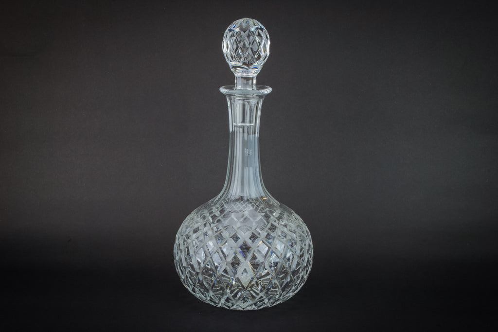 Sherry cut glass decanter