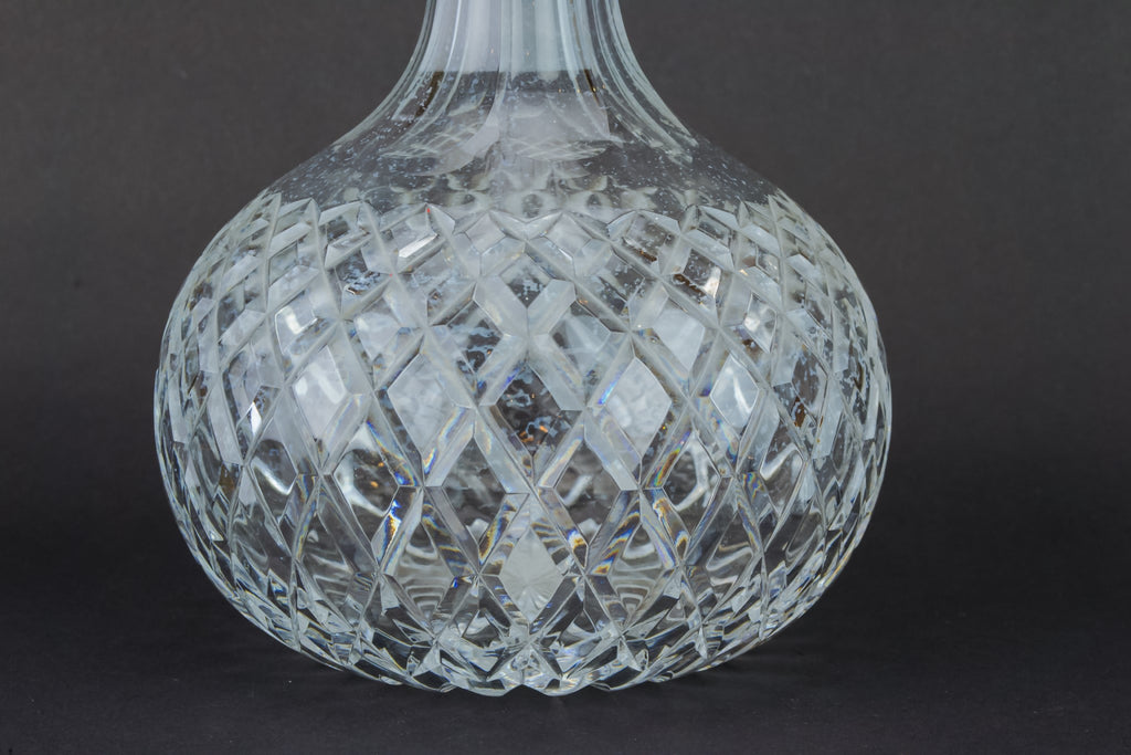 Sherry cut glass decanter
