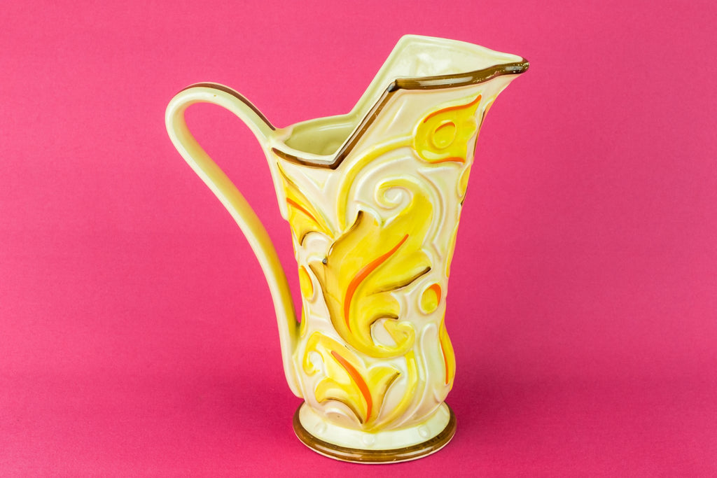 Floral Art Deco jug