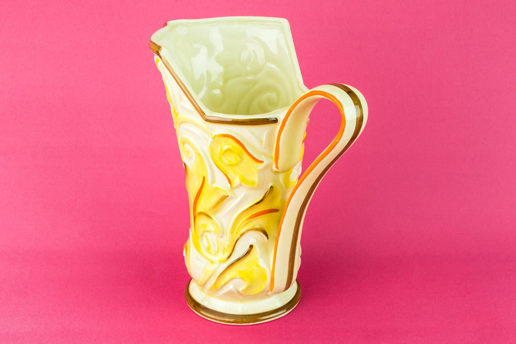 Floral Art Deco jug