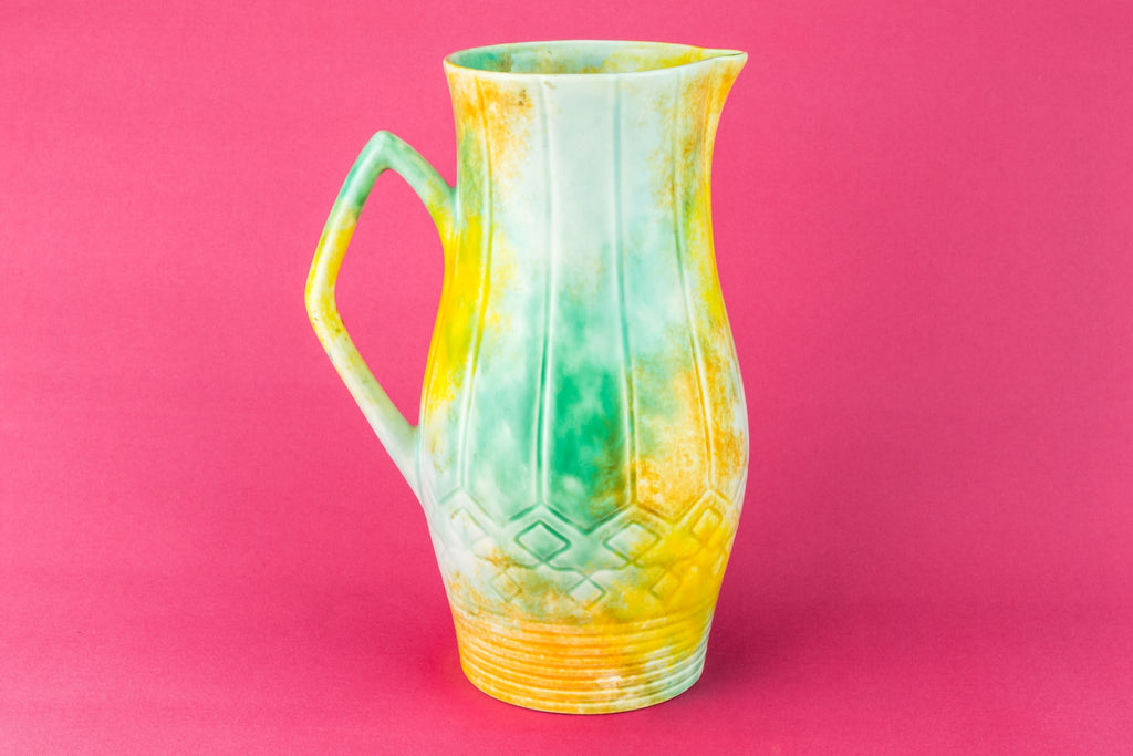 Green & yellow water jug