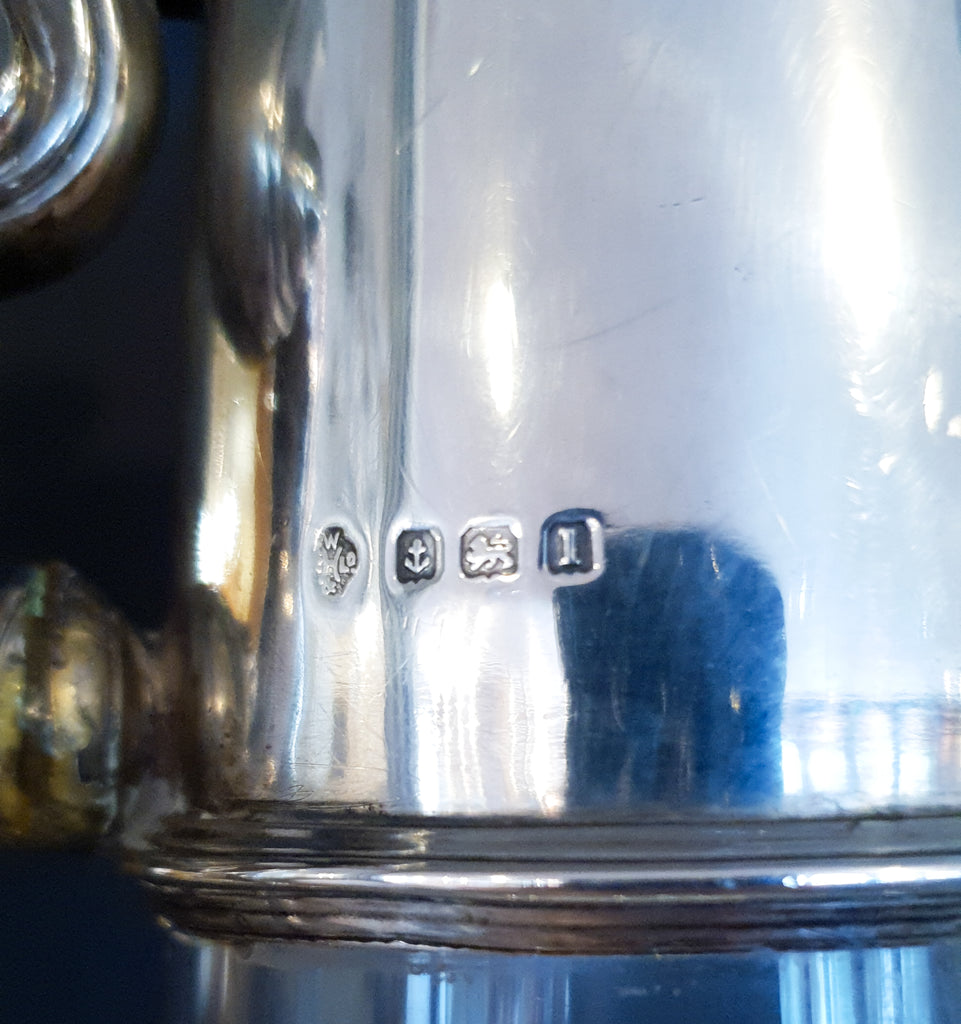 Antique Silver Wine Jug 1910