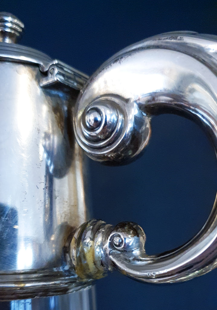 Antique Silver Wine Jug 1910