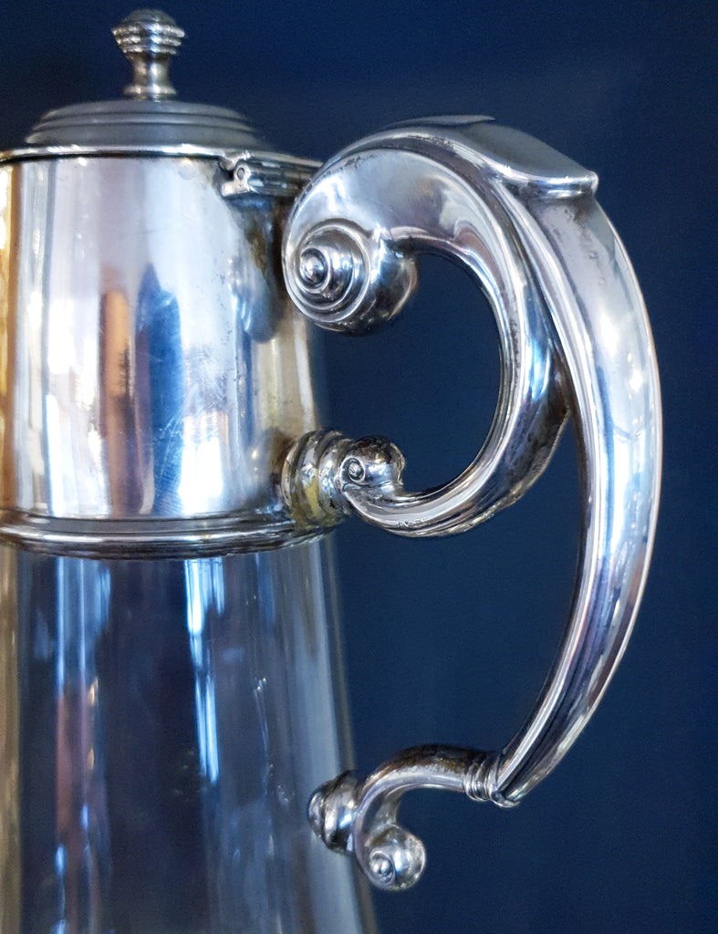 Antique Silver Wine Jug 1910