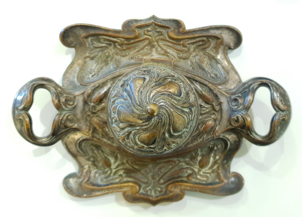 Antique Art Nouveau Inkwell, circa 1900