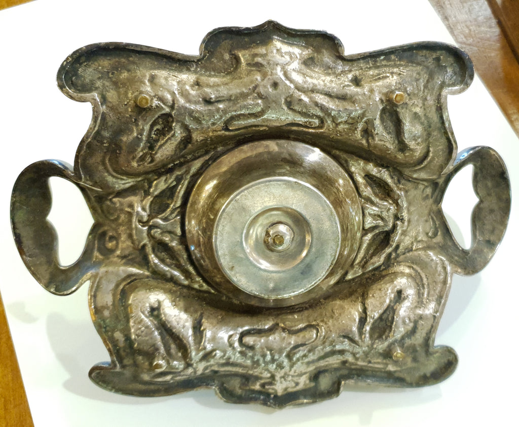 Antique Art Nouveau Inkwell, circa 1900