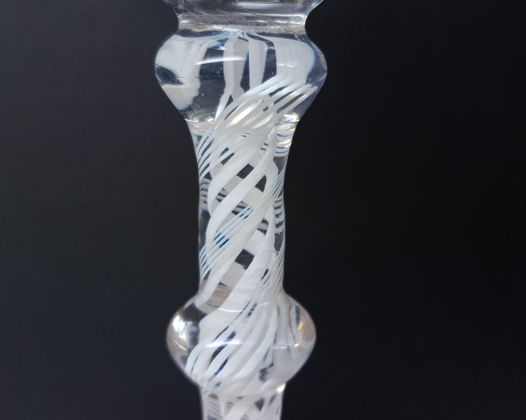 Antique Georgian Air Twist Champagne Glass circa 1770