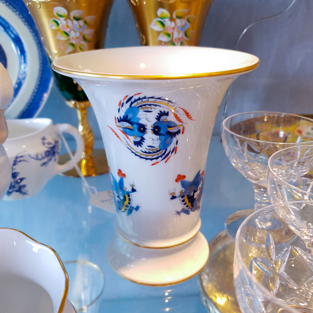 Small Meissen Porcelain Dragon Vase