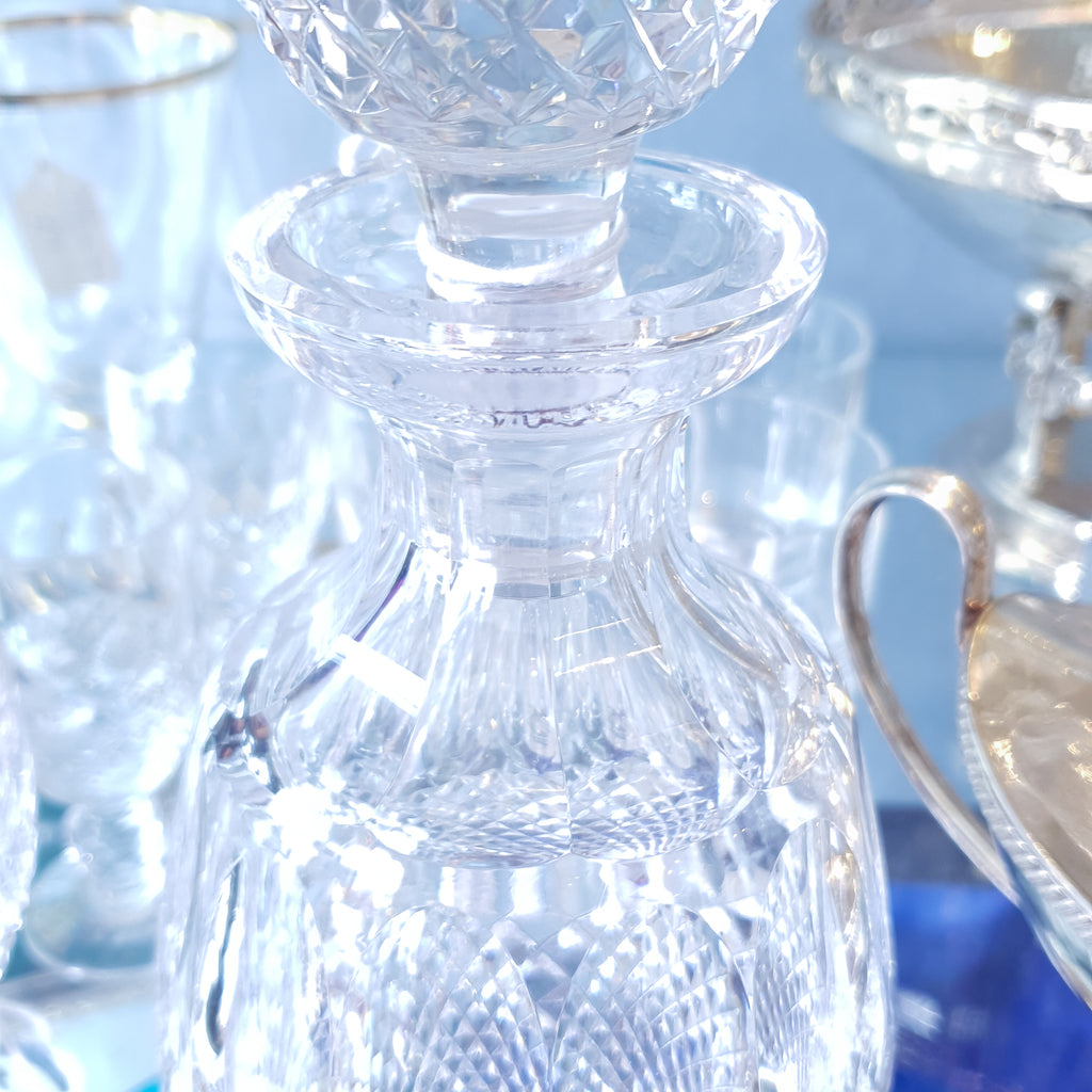 Waterford Colleen Decanter in Cut Crystal Glass