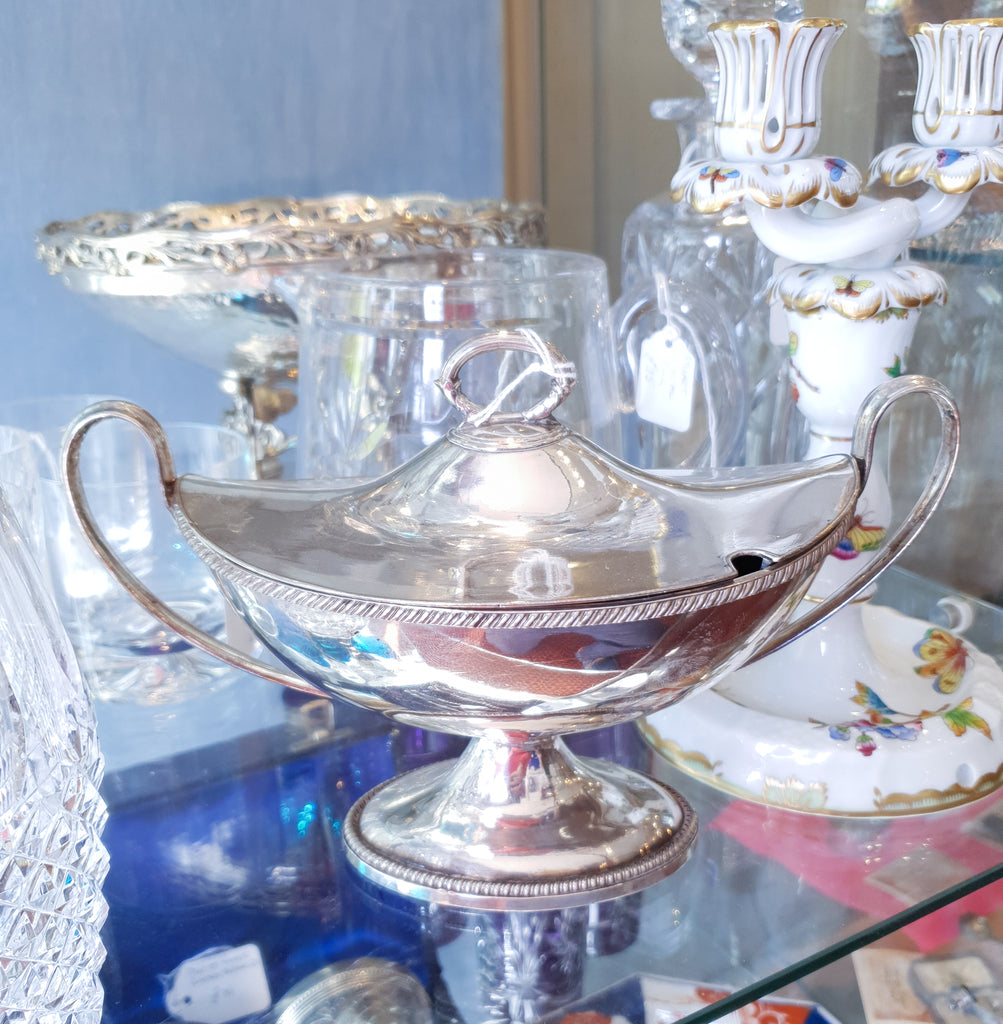Silver Plated Small Tureen and Lid circa 1900