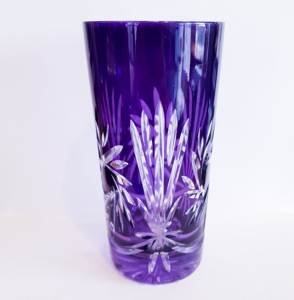6 Amethyst Cocktail Glasses