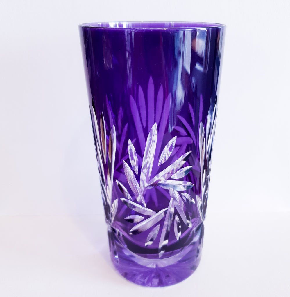 6 Amethyst Cocktail Glasses