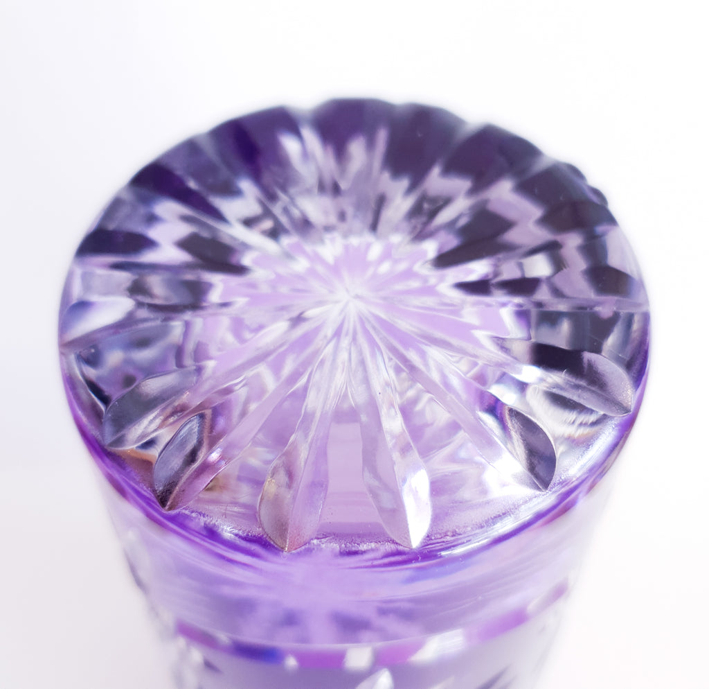 6 Amethyst Cocktail Glasses