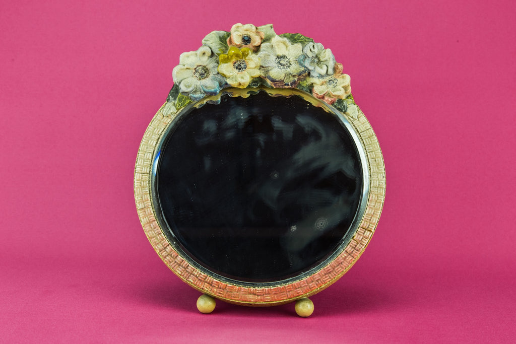 Round table top mirror