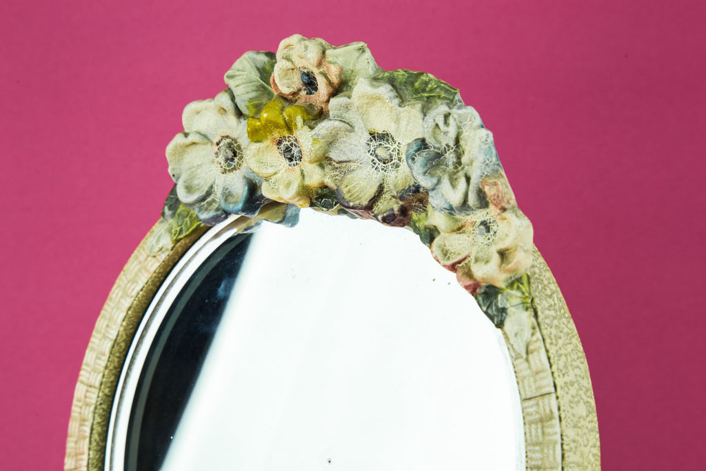 Round table top mirror