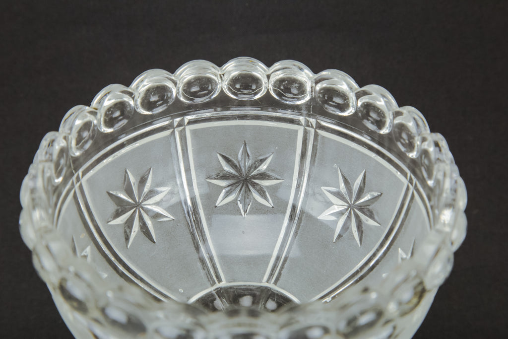 Glass stem bowl
