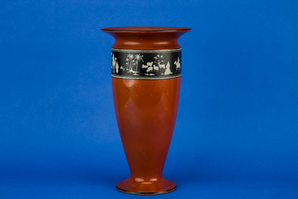 Orientalist ceramic vase