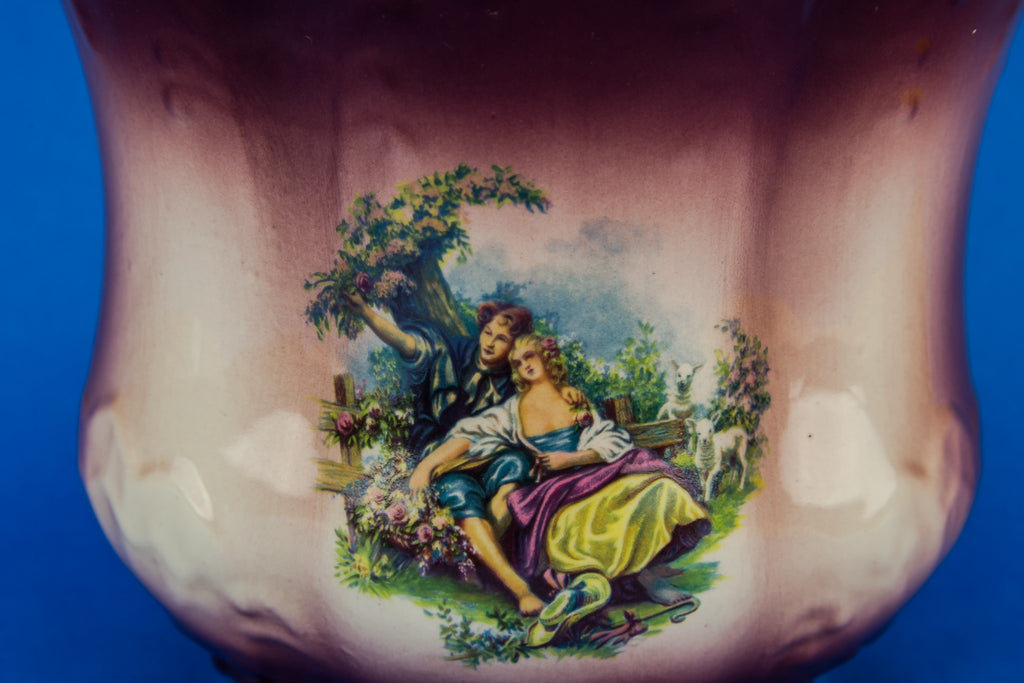 Amethyst ceramic planter