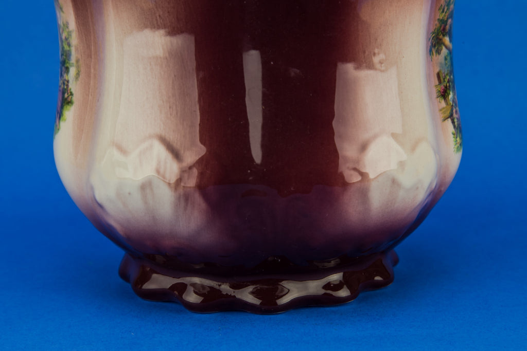 Amethyst ceramic planter