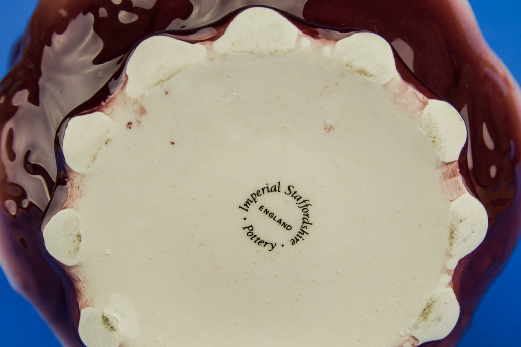 Amethyst ceramic planter