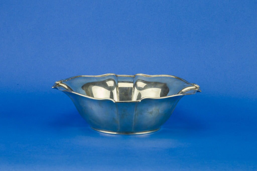 Presentational silver bowl