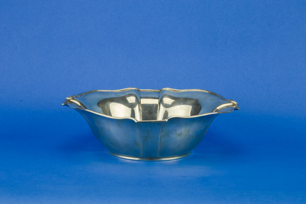 Presentational silver bowl