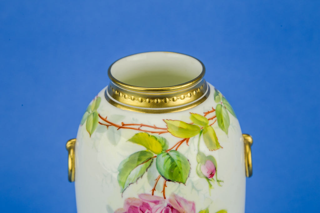 Hand painted flower vase