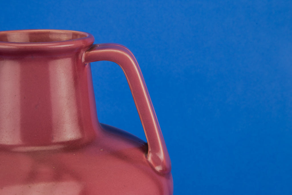 Pink ceramic vase