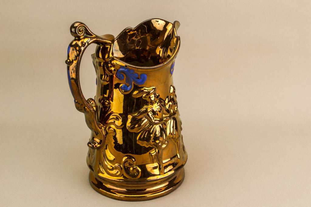 Bronze lustre water jug