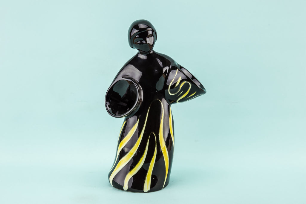 Black Modernist vase