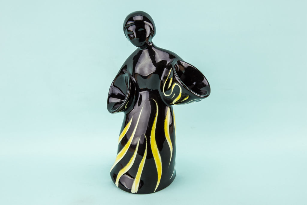 Black Modernist vase