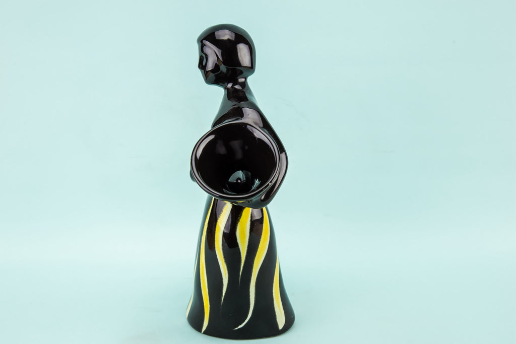 Black Modernist vase