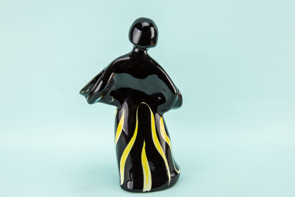 Black Modernist vase